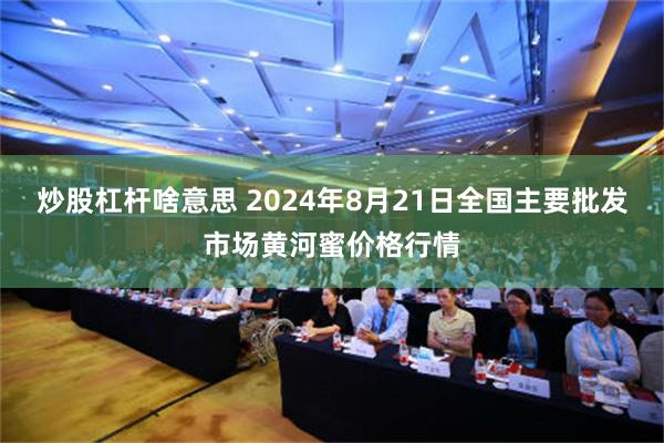 炒股杠杆啥意思 2024年8月21日全国主要批发市场黄河蜜价格行情