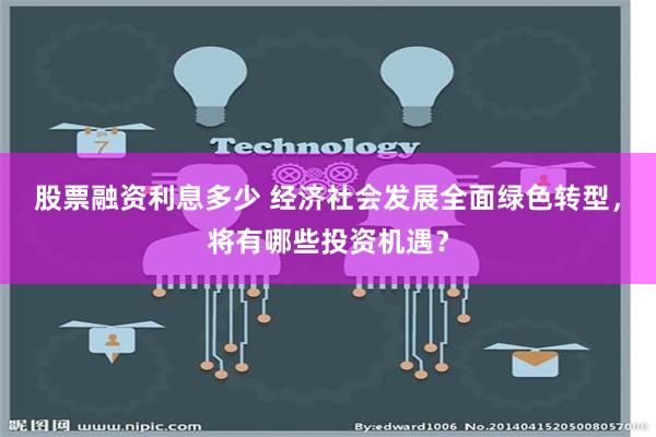 股票融资利息多少 经济社会发展全面绿色转型，将有哪些投资机遇？