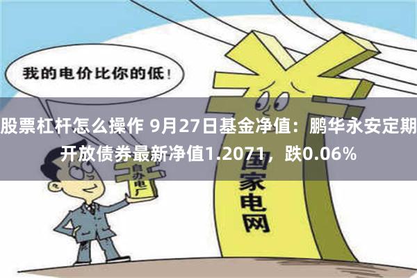 股票杠杆怎么操作 9月27日基金净值：鹏华永安定期开放债券最新净值1.2071，跌0.06%