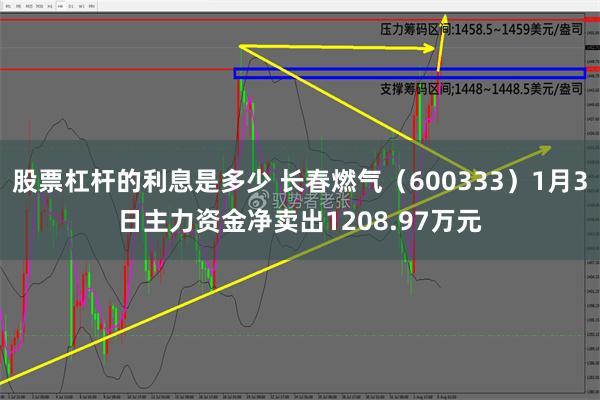 股票杠杆的利息是多少 长春燃气（600333）1月3日主力资金净卖出1208.97万元