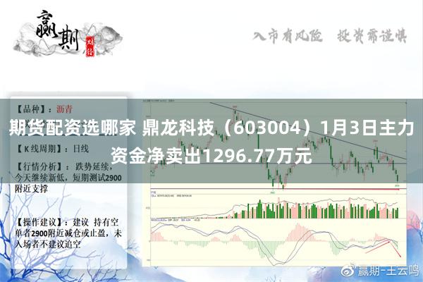 期货配资选哪家 鼎龙科技（603004）1月3日主力资金净卖出1296.77万元