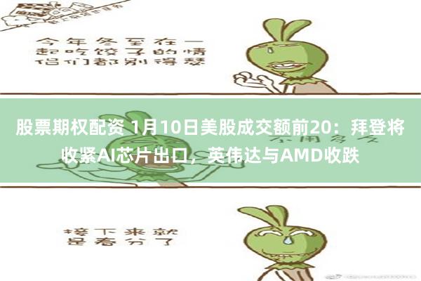 股票期权配资 1月10日美股成交额前20：拜登将收紧AI芯片出口，英伟达与AMD收跌